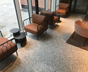 „Ultratop terrazzo“ teraco grindų danga, „City Box“ viešbutis „Porto Franco“ rajonas, Talinas