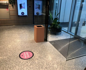„Ultratop terrazzo“ teraco grindų danga, „City Box“ viešbutis „Porto Franco“ rajonas, Talinas