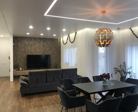 Premium kokybės įtempiamos lubos visoje Lietuvoje. / MB Sniego Lubos / Darbų pavyzdys ID 1446099