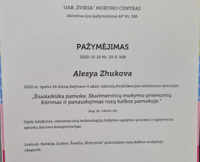 Mokymai, kursai, kalbos - Rusų kalbos mokytoja. Kursai, korepetitavimas, vertimai. - 3
