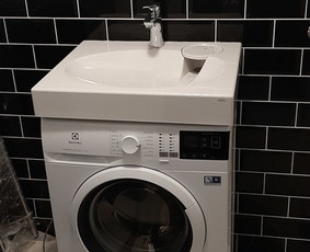 Skalbimo mašinos pajungimas - Pastatų švok ir vandentiekio sistemų pilnas įrengimas - 1