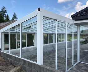 Aliuminio profilių stoginės ir jų stiklinimas / DM group LT / Darbų pavyzdys ID 1481847
