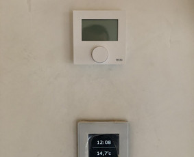 Šildymo automatikos įrengimas.