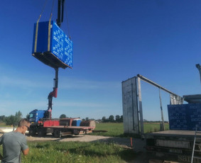 Krano nuoma Klaipėda - fiskaro nuoma Klaipėdoje - galingas / UAB "Uostamiesčio transportas" / Darbų pavyzdys ID 1499925