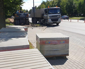 Trinkelių klojimas. Betonavimas ir kiti aplinkos darbai. / UAB "Industrinė statyba" / Darbų pavyzdys ID 1506531