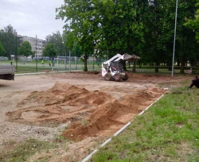 Trinkelių klojimas. Betonavimas ir kiti aplinkos darbai. / UAB "Industrinė statyba" / Darbų pavyzdys ID 1506643