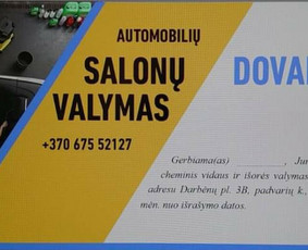 Cheminis salono valymas ir kėbulo poliravimas / Žilvinas Stonkus / Darbų pavyzdys ID 1507771