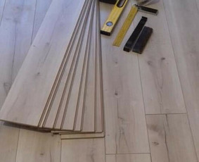 Parketo, vinilo, laminato. grindjuosčių. profilių montavimas / Linas / Darbų pavyzdys ID 1515729