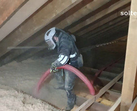 Šiltinimas pučiama vata Knauf Supafil, Ekowool, Steico . / UAB Solterma / Darbų pavyzdys ID 1516699