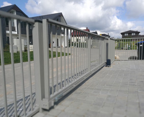 Visos Tvoros Ir Vartai - Kiemo vartai, gamyba - 4 Kiemo vartai, gamyba - Visos Tvoros Ir Vartai - 4