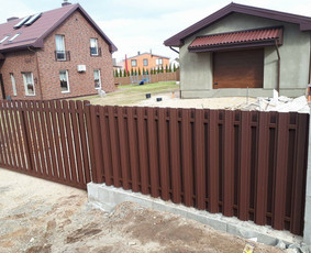 Visos Tvoros Ir Vartai - Skardinės tvoros - 2 Skardinės tvoros - Visos Tvoros Ir Vartai - 2