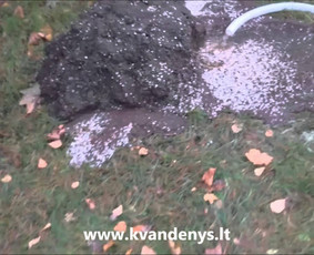 Vandens filtrų užpildo keitimo darbai