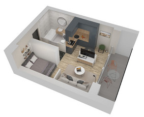 Interjero Dizainas / Vizualizacijos / Brėžiniai / MB WindDesign / Darbų pavyzdys ID 1525413