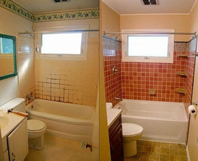 Vonios remontas - Didėlio fotmato plyteliu klijavimas,kiti vidaus apdailos dar - 1