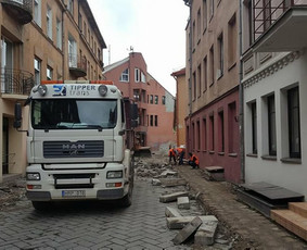 Trinkelių klojimas. Betonavimas ir kiti aplinkos darbai. / UAB "Industrinė statyba" / Darbų pavyzdys ID 1548393