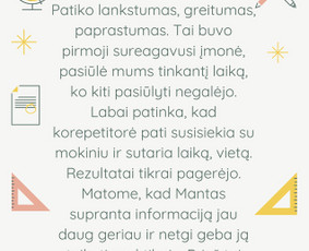 Šiuolaikiški korepetitoriai jums tinkamu metu! / Corepetitus / Darbų pavyzdys ID 1554041
