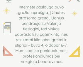 Šiuolaikiški korepetitoriai jums tinkamu metu! / Corepetitus / Darbų pavyzdys ID 1554057
