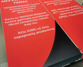 Reklamos gamyba, spauda ir dizaino paslaugos / UAB "DIESEL SERVICE GROUP" Printo / Darbų pavyzdys ID 1554179