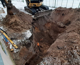 Mini ekskavatorius paslaugos nuoma gerbūvis tinklai / Klaipėdos raj. / Darbų pavyzdys ID 1556079