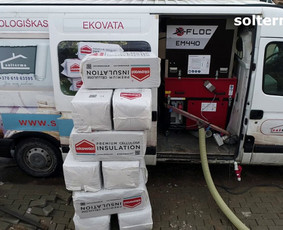 Šiltinimas pučiama vata Knauf Supafil, Ekowool, Steico . / UAB Solterma / Darbų pavyzdys ID 1560501