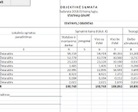 Atestuotas sąmatininkas, projekto dalies vadovas / Tautvydas / Darbų pavyzdys ID 1571047