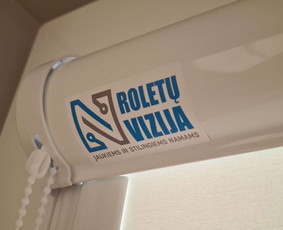 Roletai, žaliuzės, tinkleliai nuo vabzdžių - Karnizų, roletų montavimas - 2 Karnizų, roletų montavimas - Roletai, žaliuzės, tinkleliai nuo vabzdžių - 2