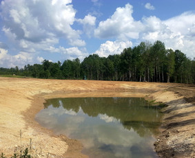 Tvenkinių, prūdų kasimas, valymas - Transporto,statybines technikos nuoma smelis. - 1