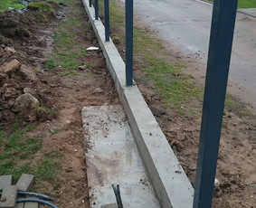 Tvoros pamatai, betonavimas - Kiemo vartai, varteliai, vartu automatika! - 1
