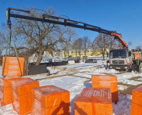 Fiskaras krovinių pervežimas kranas manipuliatorius tralas / Uab Audkasta / Darbų pavyzdys ID 1600895