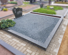 Kapavietės įrengimas naudojant žalią granitą