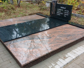 Kapų tvarkymas, granito plokštės, Paminklai, plokštės kapams / Paulius Latvys / Darbų pavyzdys ID 1607901