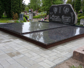 Kapų tvarkymas, granito plokštės, Paminklai, plokštės kapams / Paulius Latvys / Darbų pavyzdys ID 1607957