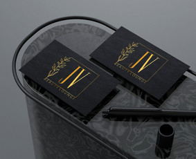 Logotipas JV Beauty Lounge pagal klientės norus.