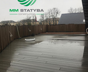 Terasų Ir Stoginių montavimas. Mobilus nameliai. / MM Statyba / Darbų pavyzdys ID 1610725