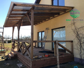 Terasų Ir Stoginių montavimas. Mobilus nameliai. / MM Statyba / Darbų pavyzdys ID 1610743