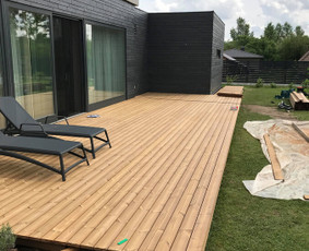 Terasų Ir Stoginių montavimas. Mobilus nameliai. / MM Statyba / Darbų pavyzdys ID 1610783
