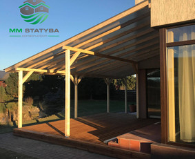 Terasų Ir Stoginių montavimas. Mobilus nameliai. / MM Statyba / Darbų pavyzdys ID 1610799