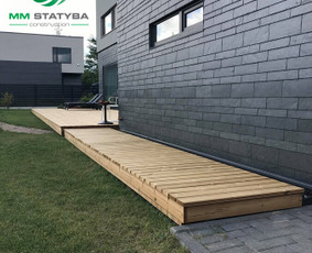 Terasų Ir Stoginių montavimas. Mobilus nameliai. / MM Statyba / Darbų pavyzdys ID 1610859