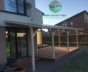 Terasų Ir Stoginių montavimas. Mobilus nameliai. / MM Statyba / Darbų pavyzdys ID 1610905