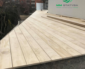 Terasų Ir Stoginių montavimas. Mobilus nameliai. / MM Statyba / Darbų pavyzdys ID 1610931