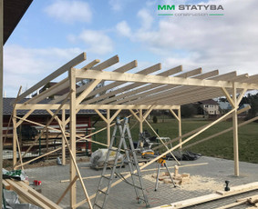 Terasų Ir Stoginių montavimas. Mobilus nameliai. / MM Statyba / Darbų pavyzdys ID 1610935
