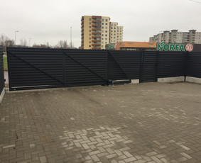 Tvoros, stumdomi vartai,atveriami vartai, vartų automatika / UAB "Gigasta" / Darbų pavyzdys ID 1619099