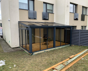 Terasų Stiklinimas/aliuminiai Langai/plastikiniai Langai / UAB "GRG group" / Darbų pavyzdys ID 1621107