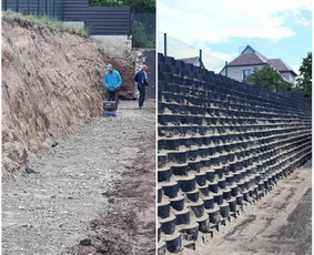 Šlaitų.pakrančių tvirtinimas-atraminės sinelės / GeoMax / Darbų pavyzdys ID 1635627