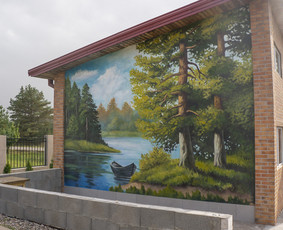 Interjero dekoravimas - Meninis sienų dekoravimas. Tapyba ant sienų, Reljefai - 4