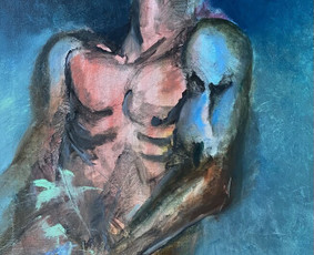 "Darbo pertrauka",aliejiniai dazai,drobe,45x65 cm