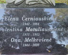 Raidžių kalimas kapavietėse / Vidmantas / Darbų pavyzdys ID 1669759