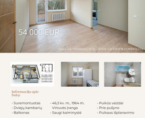 NT Brokerė Gita / Capital & House / Darbų pavyzdys ID 1670577