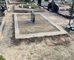 Kapo pamatu betonavimas