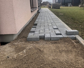 Trinkelių klojimas. Betonavimas ir kiti aplinkos darbai. / UAB "Industrinė statyba" / Darbų pavyzdys ID 1683051